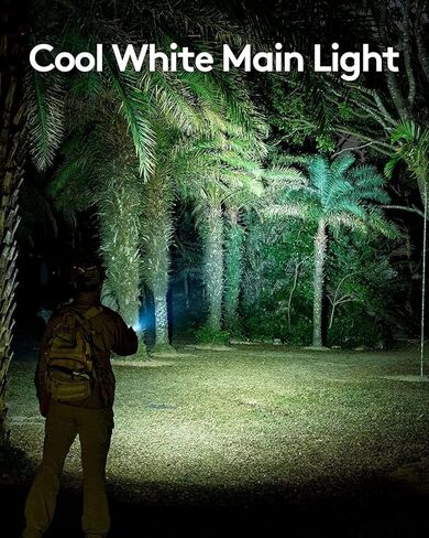 مصباح يدوي RovyVon A28 Gen 2 1000 Lumens EDC، 6500K LED أبيض بارد، قابل لإعادة الشحن عبر USB-C، زر مزدوج لوضع التشغيل/القفل اللحظي، مشبك مغناطيسي، هدية للطوارئ في الهواء الطلق (365 نانومتر/أبيض) in Kuwait