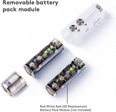 مصباح يدوي RovyVon A28 Gen 2 1000 Lumens EDC، 6500K LED أبيض بارد، قابل لإعادة الشحن عبر USB-C، زر مزدوج لوضع التشغيل/القفل اللحظي، مشبك مغناطيسي، هدية للطوارئ في الهواء الطلق (365 نانومتر/أبيض) in Kuwait