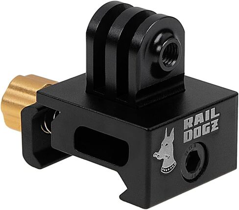 Fotodiox Rail DOGZ 3-Prong Rail Mount Compatible with GP Hero 2-Prong System - All Metal Mount Compatible with Picatinny 1913 Rail Integration System in Saudi Arabia