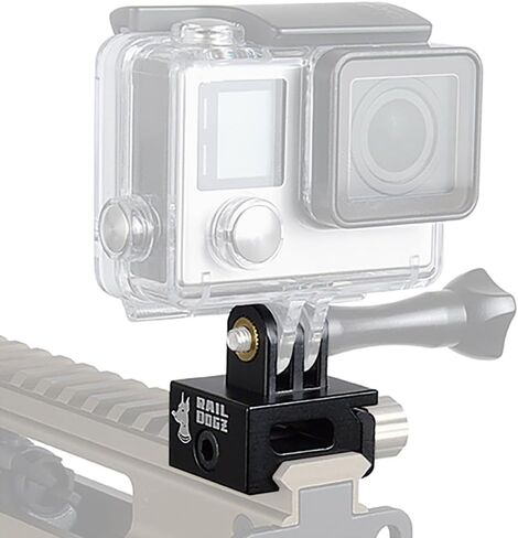 Fotodiox Rail DOGZ 3-Prong Rail Mount Compatible with GP Hero 2-Prong System - All Metal Mount Compatible with Picatinny 1913 Rail Integration System in Saudi Arabia