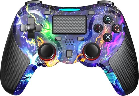 وحدة تحكم لاسلكية TERIOS لأجهزة PS4/PS4 Pro/PS4 Slim، (بدون انجراف) وحدة تحكم ألعاب احترافية مع عصا تحكم بتأثير القاعة/مكبر صوت مدمج/قابلة للبرمجة/وظيفة توربو/اهتزاز مزدوج محسّن (إصدار ترقية) in Saudi Arabia