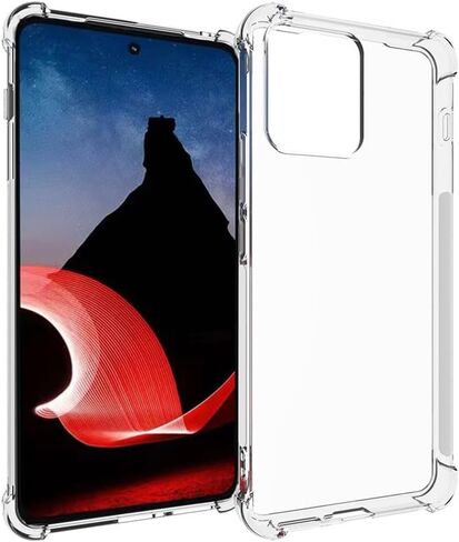 غطاء حافظة VIESUP لهاتف Motorola ThinkPhone 5G 2023 - [مقاوم للخدش] [سهل الإمساك] جراب شفاف من السيليكون TPU حامل جراب هاتف شفاف لهاتف Moto Think Phone 5G 2023 XT2309 [6.6 بوصة] [شفاف] in Kuwait