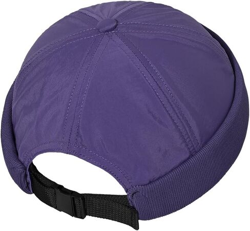 Croogo Summer Brimless Caps for Men Lightweight Docker Hat Rolled Cuff Harbour Hat Beanie Casual Visor-Less Worker Sailor Cap in Saudi Arabia