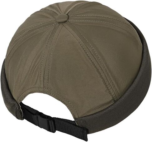 Croogo Summer Brimless Caps for Men Lightweight Docker Hat Rolled Cuff Harbour Hat Beanie Casual Visor-Less Worker Sailor Cap in Saudi Arabia