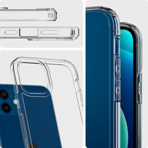 Spigen Ultra Hybrid Designed for Apple iPhone 12 Mini Case (2020). - Crystal Clear in Saudi Arabia