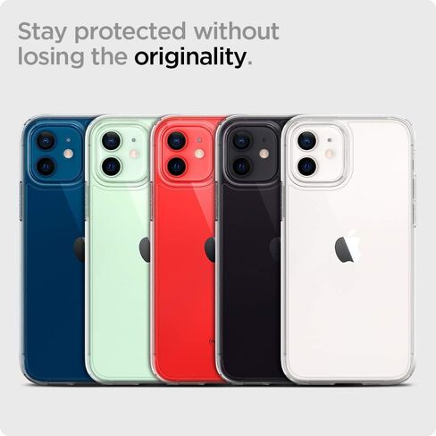 Spigen Ultra Hybrid Designed for Apple iPhone 12 Mini Case (2020). - Crystal Clear in Saudi Arabia