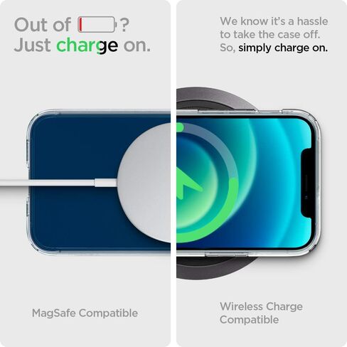 Spigen Ultra Hybrid Designed for Apple iPhone 12 Mini Case (2020). - Crystal Clear in Saudi Arabia