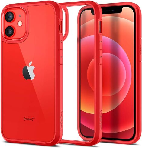 Spigen Ultra Hybrid Designed for Apple iPhone 12 Mini Case (2020). - Crystal Clear in Saudi Arabia