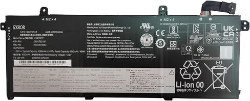 L18C3P72 51Wh Battery Replacement for Lenovo ThinkPad T490 T495 P43S P14s Gen 1st T14 Gen 1st Series Laptop SB10T83122 5B10W13877 L18M3P73 L18M4P73 L18L3P73 L18C3P71 L18M4P74 L18M3P74 in Saudi Arabia