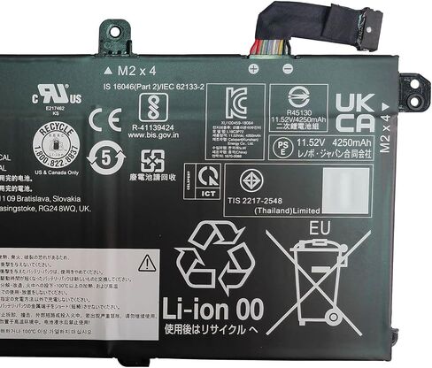 L18C3P72 51Wh Battery Replacement for Lenovo ThinkPad T490 T495 P43S P14s Gen 1st T14 Gen 1st Series Laptop SB10T83122 5B10W13877 L18M3P73 L18M4P73 L18L3P73 L18C3P71 L18M4P74 L18M3P74 in Saudi Arabia