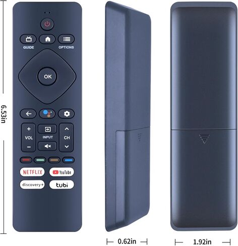 URMT26CND002 Replace Remote Control fit for Philips Google TV 50PUL7672/F7 50PUL7552/F7 643PUL7652/F7 65PUL7552 75PUL7552/F7 5PUL7552/F7 43PUL7672/F7 65PUL7672/F7 55PUL7672/F7 （No Voice Function） in Saudi Arabia