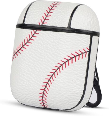 for AirPods Case, for AirPods Accessories Cover for Airpods 1 & for AirPods 2 Protective Case Soccer Pattern Leather for AirPods 2 Kits Skin with Keychain, Soccer02 in Kuwait