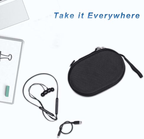 حافظة سماعات XANAD لسماعات Beats Flex/Sony MDREX15AP/Sephia SP3060/Powerbeats اللاسلكية عالية الأداء داخل الأذن - حقيبة تخزين تافيل in Saudi Arabia