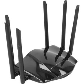 4G Router - 2.4GHz 5GHz Dual Band, Gigabit 4G Cellular Router with SIM Card Slot, 1 * 10/100/1000Mbps WAN & 4 * 10/100/1000Mbps LAN, 6 x 5dBi Omni Directional Antenna