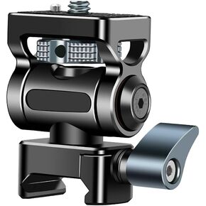 Monitor Holder Quick Release NATO Mount for Camera Field Monitors NATO Rail Clamp 360° Rotation Adjustable Bracket Photography Accessories