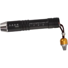 Identification Flashlight Small Diameter Triple Light Source Prevent Counterfeit Jade Appraisal Light for Jewelry,Multi Function Lighting Flashlight for Camping Hiking Emergency