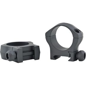 Warne Mountain Tech 30mm Rings - Custom Cerakoted in Graphite Grey to Match TORIC Scope