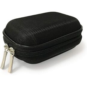 Earphone Case Portable Oxford Bag Holder with Two-Way Zipper for IEM, Earmold, Hearing Protector and Most Earphones