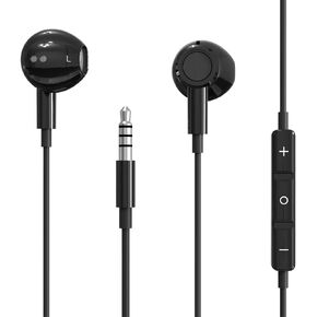 3.5mm HiFi Stereo Earbuds Wired Headphones Earphones w Mic Volume Control for Moto G Stylus Power Pure Play Google Pixel 4a 5a 3a Samsung Galaxy S10 S9 Plus S10e A03s A23 A52 A14 A13 A12 A52 TCL 30 SE