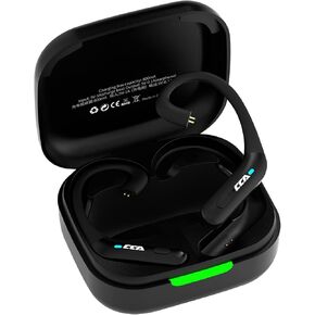 CCA BTX TWS Bluetooth 5.2 True Wireless Lossless AptX HiFi Earhooks Adapter with Microphone C Pin Suitable for in-Ear Headphones/Earbuds, Such as C12, etc.