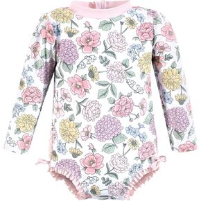 بدلة سباحة للأطفال الصغار Rashguard من Hudson Baby Baby، مقاس 3-6 أشهر