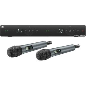 Sennheiser Pro Audio XSW 1-825 DUAL-A Channel Wireless Microphone System,Black