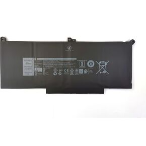 7.6V 60Wh 7500mAh F3YGT DM3WC 0DM3WC 2X39G Replacement Laptop Battery for Dell Latitude 12 7000 7280 7290 E7280 E7290 13 7000 7380 7390 E7380 E7390 14 7000 7480 7490 E7480 E7490 Series