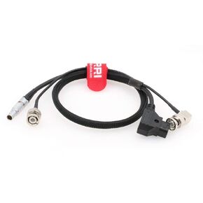 DRRI 2-Pin to dtap & SDI BNC Power and Video Cable for Zacuto Gratical Eye EVF/Teradek