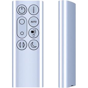 New Replacement Remote Control fit for Dyson TP04 TP06 TP09 DP04 TP4B 969154-05 Pure Cool Air Purifier Purifying Desk Fan（Silver）