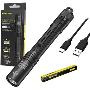 Nitecore MT2A PRO Flashlight Rechargeable AA UHi 20 LED Flashlight/Penlight w/Eco Sensa USB-C Charging cable included