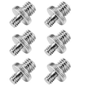 1/4 Male to 3/8 Male Threaded Camera Tripod Screw Adapter Converter,3/8 Male to 1/4 Male Threaded Camera Tripod Screw Convert Adapter Converter Mount for Camera Cage Shoulder Rig/Tripod/Light Stand