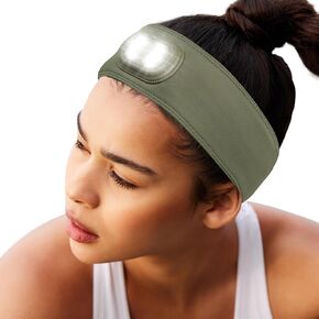Adjustable Headband with LED Light