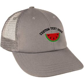 Custom Mesh Cap Hat Embroidered Watermelon Style B Embroidery Trucker Hats for Men & Women Cotton in Saudi Arabia