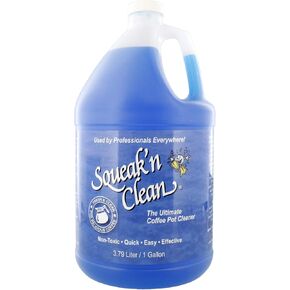 Concentrated Coffee Pot Cleaner/Food and Beverage Stain Remover - Over 20 Uses Per Bottle - Made in the USA, 1 Gallon