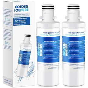 GOLDEN ICEPURE ADQ74793501 Replacement for LT1000P, ADQ74793502, LMXS28626D, LMXS30796S, LFXS28566M Water Filter 469980, ZWFL7-RF300, FL-RF46, RWF1053, AQF-LT1000P 2PACK