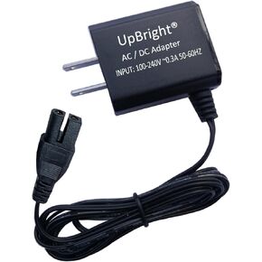 UpBright 2-Pin 5V AC/DC Adapter Compatible with Kokido XTROVAC 110 Telsa 5 EV05 EV05CBX EV05DIS/CBX/EU EV05CBX/KIT/EU EV05KIT 3.7V 2000mAh Li-ion Battery Handheld Pool Spa Vacuum Cleaner Power Supply
