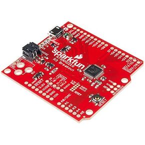SparkFun SAMD21 Dev Breakout 32-bit ARM Cortex-M0+ Processor, 256KB Flash, 32KB SRAM, 600mA 3.3V Regulator.