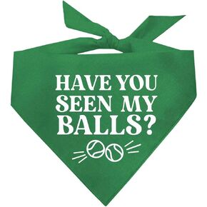 Have You Seen My Balls? Dog Bandana (Royal, OS 1072)
