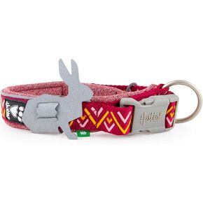 Hurtta Razzle-Dazzle Collars, Beetroot and BlackBerry 10-14 in