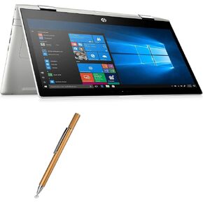 BoxWave Stylus Pen Compatible with HP ProBook x360 440 G1 - AccuPoint Active Stylus, Electronic Stylus with Ultra Fine Tip for HP ProBook x360 440 G1 - Metallic Silver