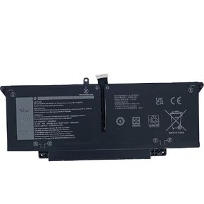 JHT2H Battery Compatible with Dell Latitude 7310 7410 Series Notebook P34S P34S001 0WY9MP 04V5X2 HRGYV 0HRGYV 7.6V 52WH