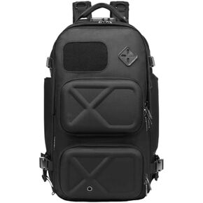 حقيبة ظهر للكمبيوتر المحمول كبيرة جدًا للسفر من Backpack Islanders مع حقيبة ظهر جامعية بمنفذ شحن USB | حقيبة ظهر للسفر للكمبيوتر مضادة للسرقة للرجال والنساء (أسود، كبير 35 لتر) in Kuwait