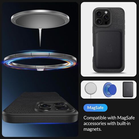 LONLI 2.0 - حافظة لهاتف iPhone 16 Pro Max - أقوى غطاء هاتف واقٍ مغناطيسي من ألياف الأراميد - [ممتص للصدمات بزاوية 360 درجة وإطار TPE داخلي] - [متوافق مع Magsafe] - ألياف الأراميد in Kuwait