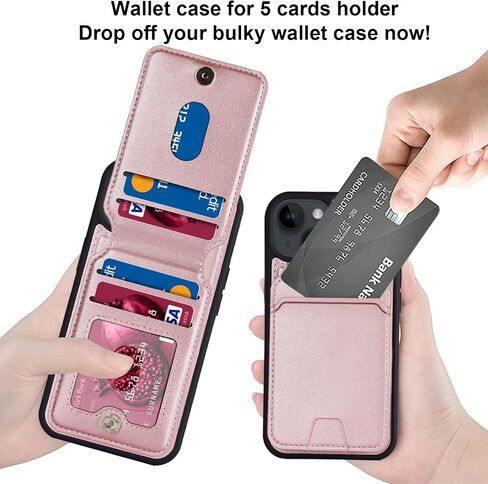 iCoverCase Wallet Case for iPhone 13 Pro Max/12 Pro Max Compatible with MagSafe, Magnetic Detachable Card Slots Holder PU Leather Kickstand Wireless Charging Case 6.7 Inch (Black) in Saudi Arabia
