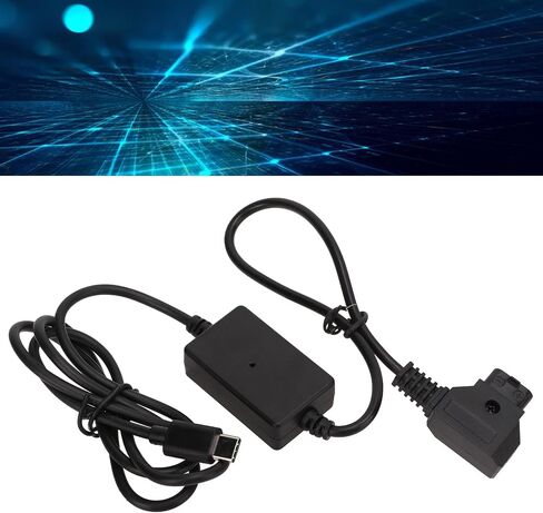 KIMISS D-Tap إلى USB-C كابل الطاقة D الحنفية ذكر لتنظيم 5 فولت USB نوع C إخراج كابل الطاقة للهاتف المحمول كاميرا مراقبة ملء الضوء in Saudi Arabia
