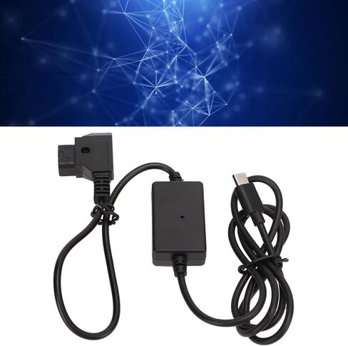 KIMISS D-Tap إلى USB-C كابل الطاقة D الحنفية ذكر لتنظيم 5 فولت USB نوع C إخراج كابل الطاقة للهاتف المحمول كاميرا مراقبة ملء الضوء in Saudi Arabia
