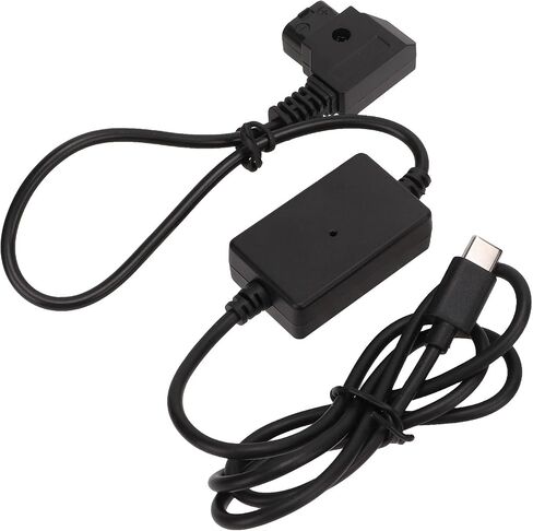 KIMISS D-Tap إلى USB-C كابل الطاقة D الحنفية ذكر لتنظيم 5 فولت USB نوع C إخراج كابل الطاقة للهاتف المحمول كاميرا مراقبة ملء الضوء in Saudi Arabia