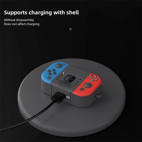 Silicone Case Compatible with Beats Solo Buds(2024) with Keychain, Cute Cartoon Game Soft Protective Shockproof Wireless Earbuds Cover for Kids in Saudi Arabia