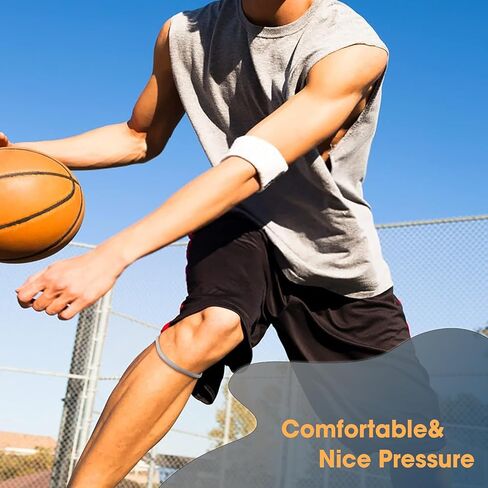 Knee Strap Patella Support: Knee Band for Patellar Tendon Pain Relief - Knee Brace for Tendonitis Jumpers Running Sports Basketball Men Women (Orange) in Saudi Arabia