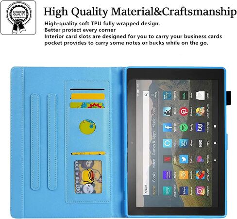 حافظة Dteck لجهاز Amazon Kindle Fire 7 اللوحي الجديد إصدار الجيل الثاني عشر 2022، محفظة واقية من جلد البولي يوريثان، غطاء ذكي بزوايا رؤية متعددة مع ميزة إيقاظ النوم التلقائي، فراشة وردية in Saudi Arabia